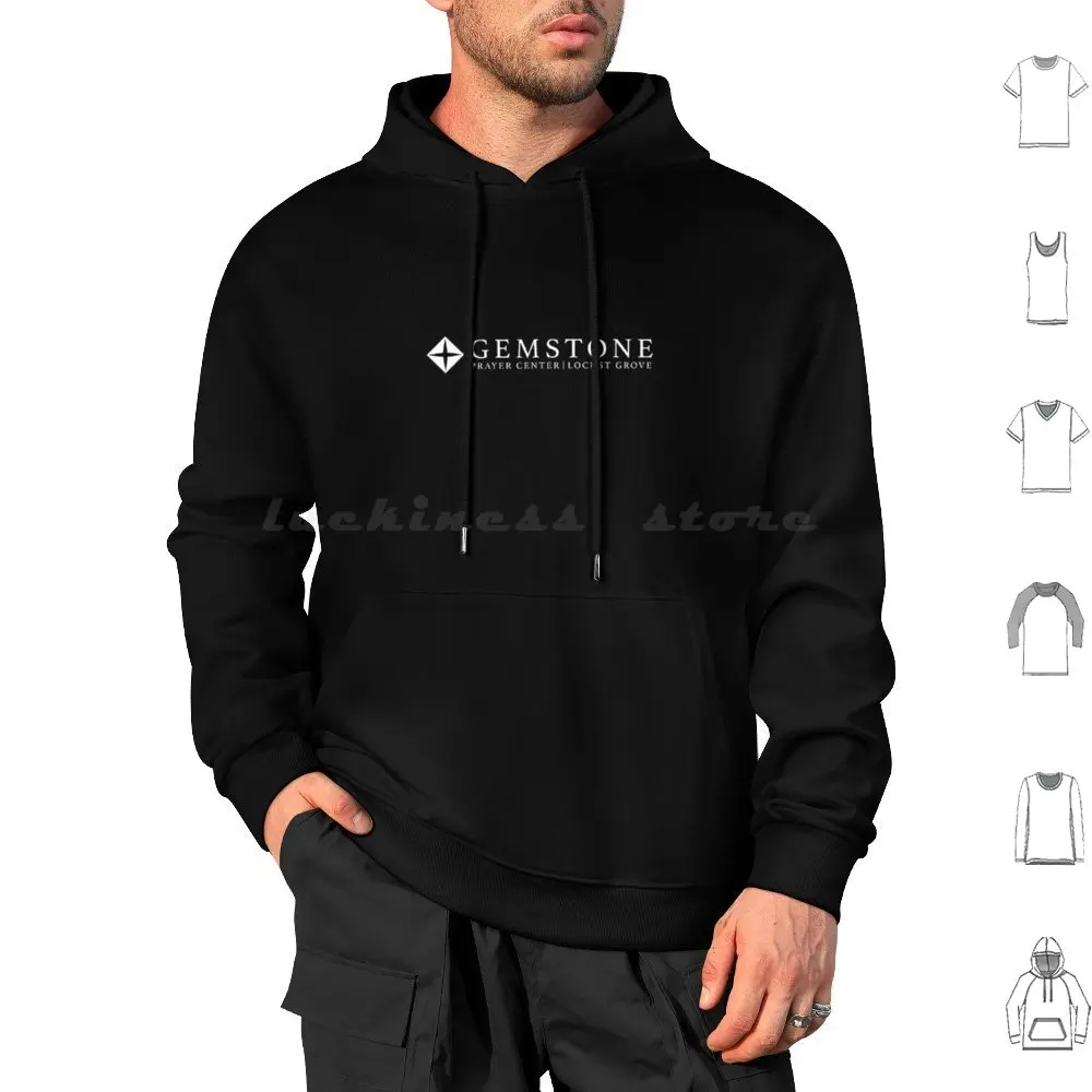 

Gemstone Prayer Center Hoodie cotton Long Sleeve Righteous Gemstones Gemstones The Righteous Gemstones Danny Mcbride Edi