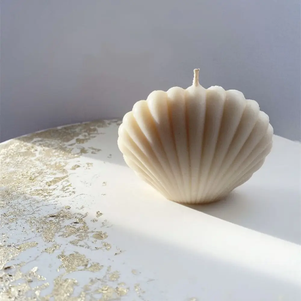 3D Ocean Shell Candle Mold DIY Handmade Aromatherapy Plaster Candle Making Supplies Crystal Epoxy Resin Craft Mold Home Decor