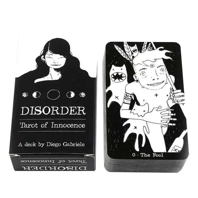 

78 Cards English Edition Divination Tarot Disorder Tarot of Innocence Oracle Cards Table Board Game for Friend Gathering Tarot