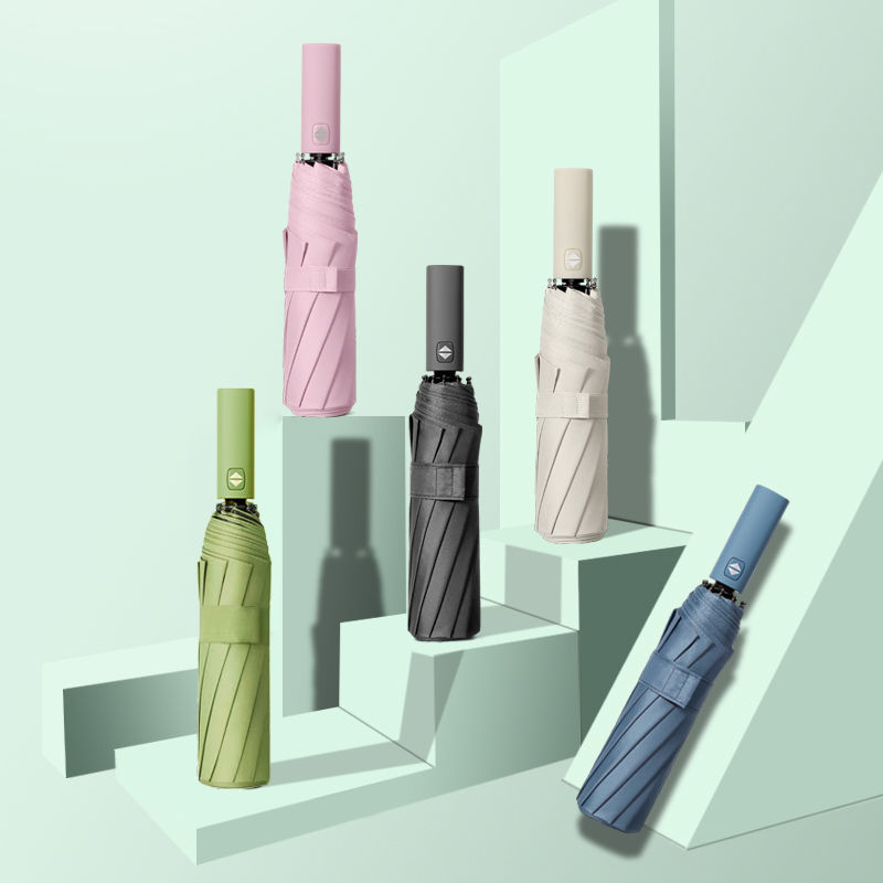  Ten-Bone Automatic Foldable Umbrella For Rain Snow Sun 