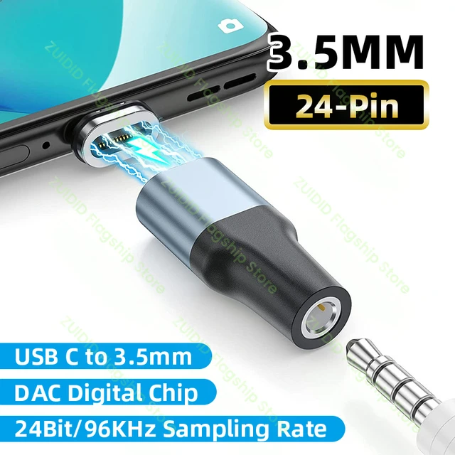 Adaptador Usb C A Jack 3.5mm Con Pin De Carga Usb C Xiaomi