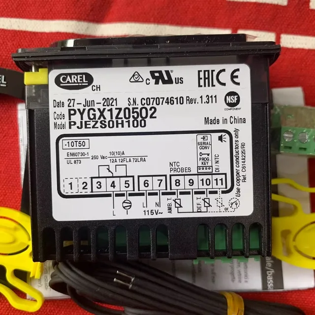 Irevc0hc00 Manual Elektronisches Thermostat Carel PJEZC00000 230V