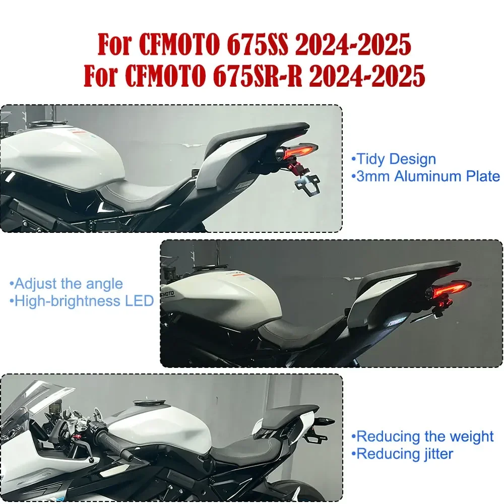 thumbnail image 2 of Rotatable Tidy Tail Fender Eliminator License Plate Frame Compatible 2 of 12