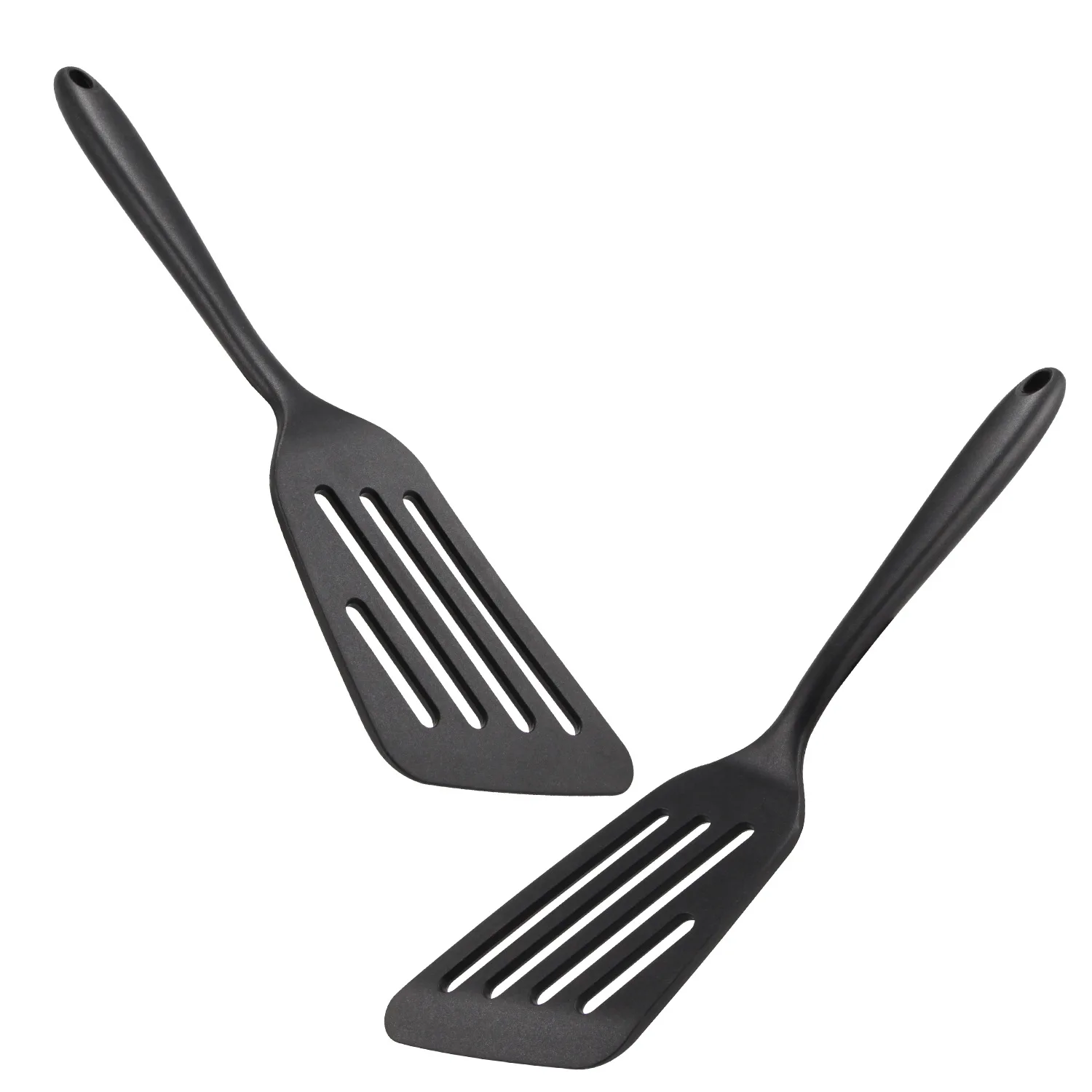 Stainless Steel Silicone Cooking Spatula Deep Frying Pan Noodle Silica Gel Pancake