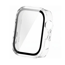 Tempered Glass Screen Protector and Hard PC Bumper Case (Clear for fit5)