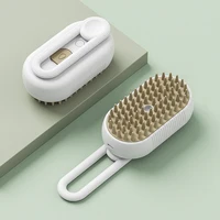 Electric Pet Steam Brush Hair Removal Combs 3 in 1 Rechargeable Cat Dog Water Spray Massage Brush for Cleaning Haired Pets 2