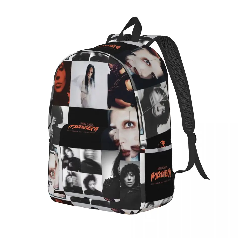 Lady Gaga Mayhem Backpack for Men Women Cool High School Business