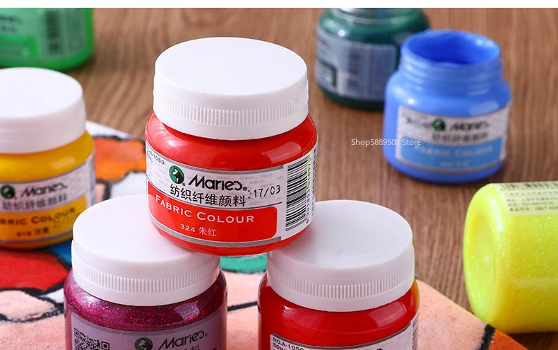 Talens Textile Silk Acrylic Paint 50ml Fabric Paint For Clothes Acrílico  Fabric Paint Phosphor Paint - Acrylic Paints - AliExpress