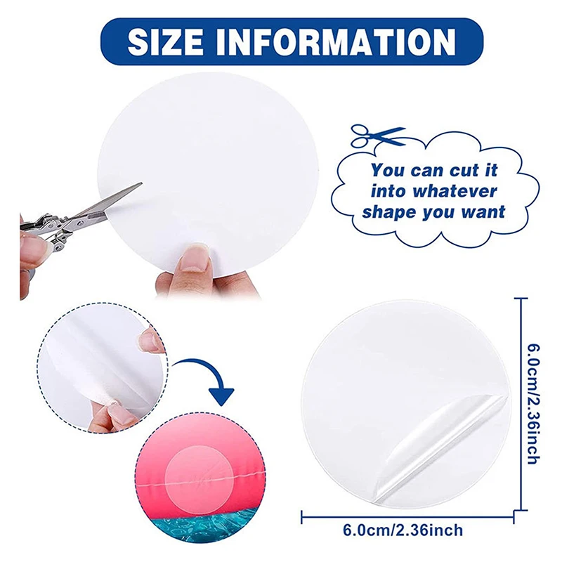 1/5Pcs Waterproof Repair Tape Transparent Self Adhesive Repair Patches Inflatable Swimming Pool Puncture Patch Kit Inflatable Swimming Pool