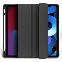 Versatile Smart Cover with Pencil Holder for iPad pro13 2024 2025 (Black)