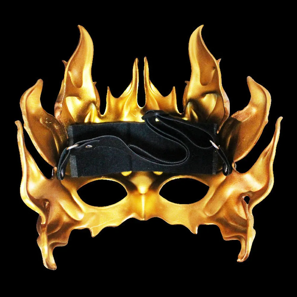 Halloween Halbgesichtsmaske, Partyspiel-Themenkostüm, Cosplay-Zubehör – Detail 4