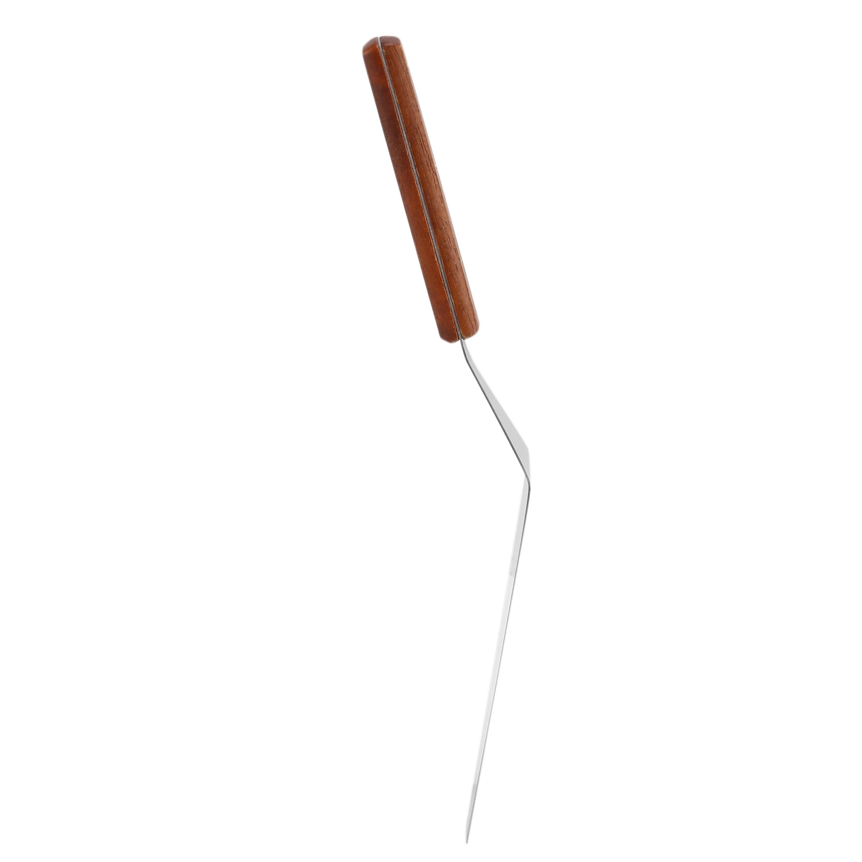Stainless Steel Flat Frying Spatula with Wooden Handle Pizza Spatula Steak Frying Cooking Baking Tools