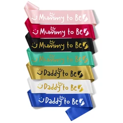 Mummy to Be Daddy to Be Sash Baby Shower Party Decoration Gender Reveal It’s a Boy It’s a Girl