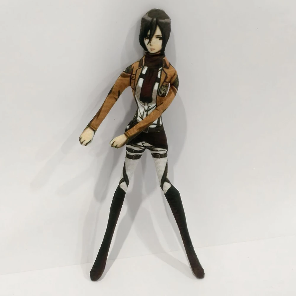 Anime Ornament Attack on Titan Cosplay Keychain Plush Doll