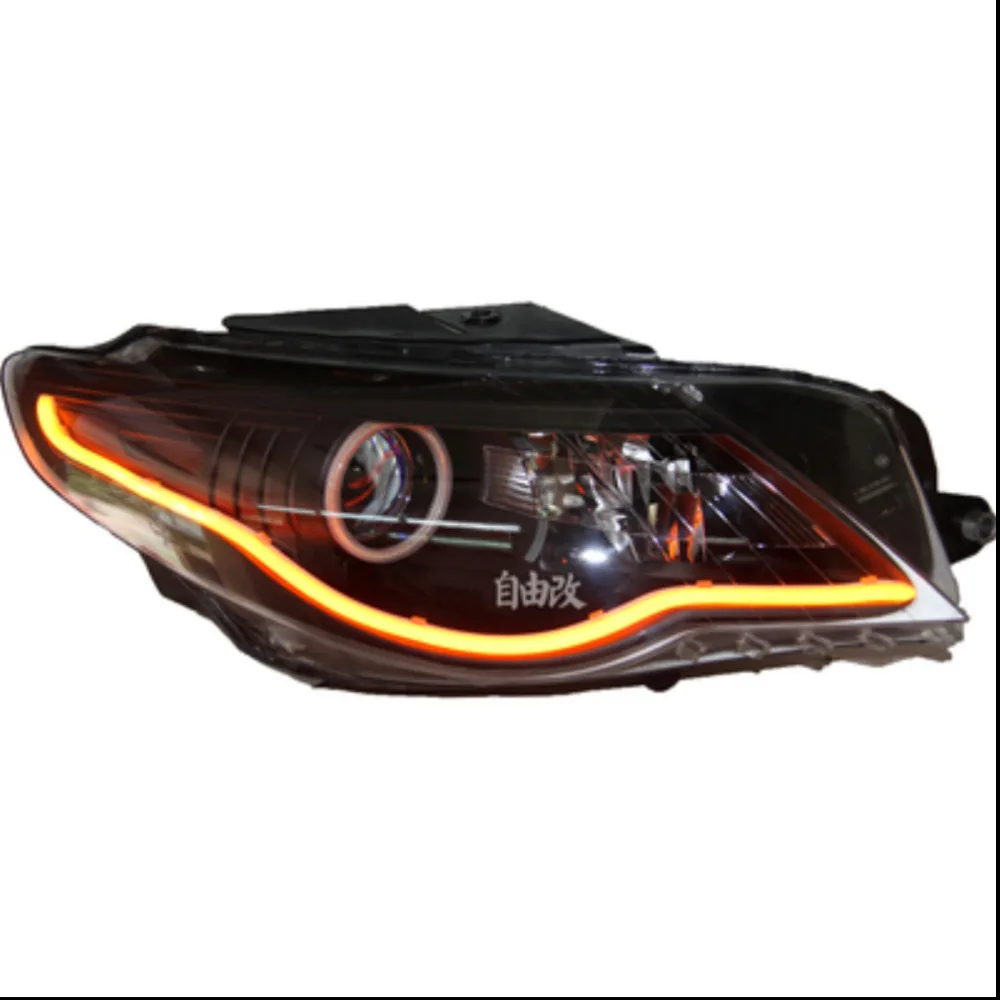 폭스바겐 VW 파사트 CC 엔젤 아이용 자동차 헤드라이트 어셈블리, LED DRL 주간 주행등, 방향 지시등, 헤드 램프