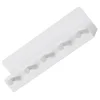 White Key Holder Multi-function Wall Shelf Storage Keys Hanger Wall-mounted Rack Pp Decorative Hook Household 6