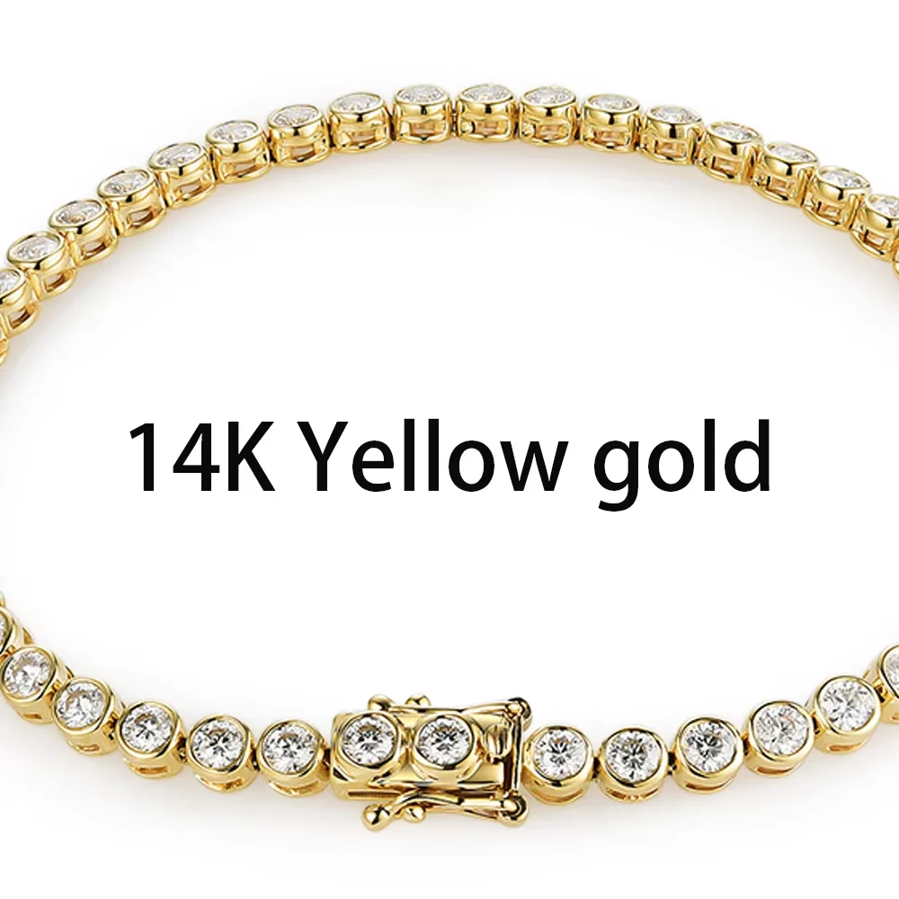 14K Yellow gold