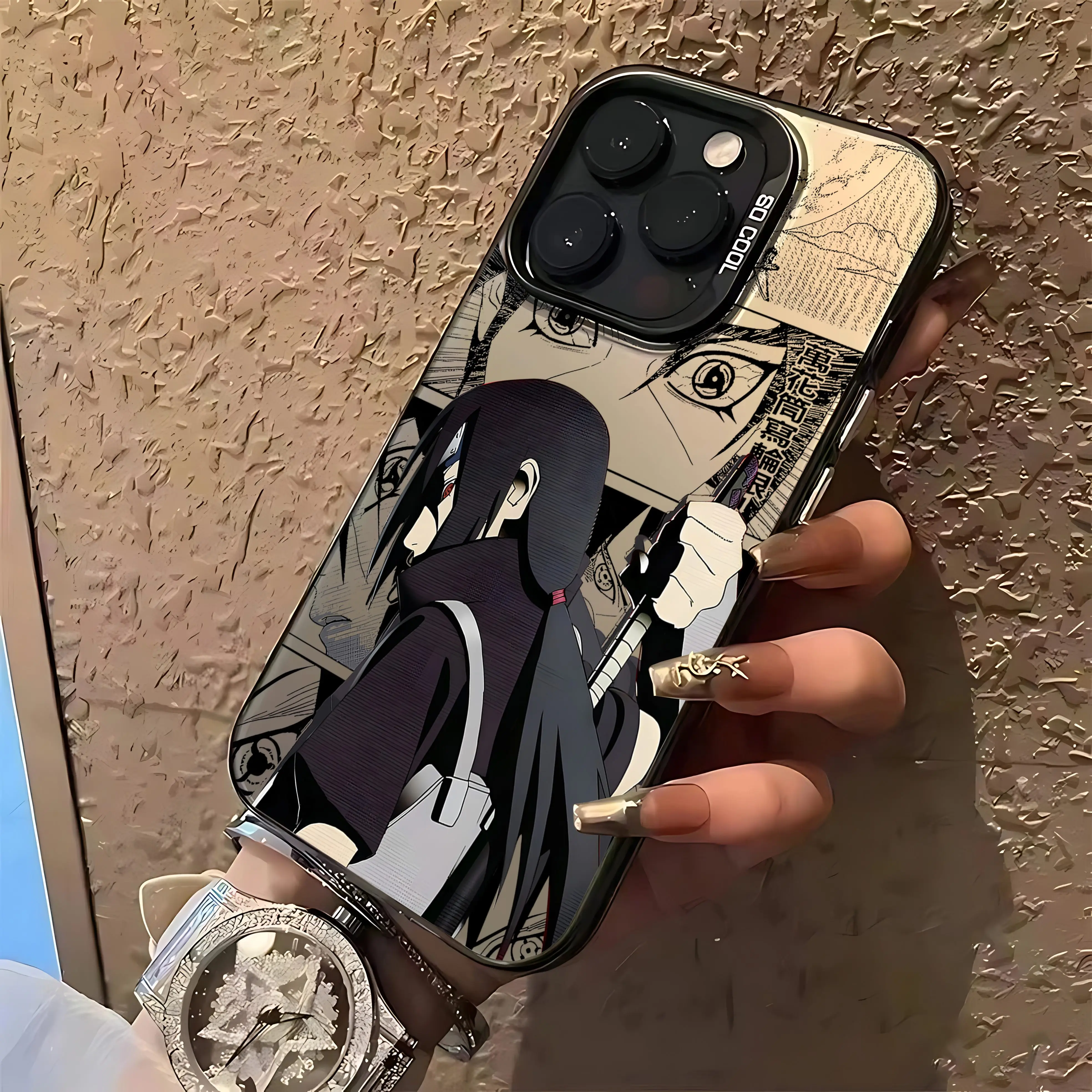 Stylish Anime-Inspired Anti-Fall Phone Case with N-Narutos Design