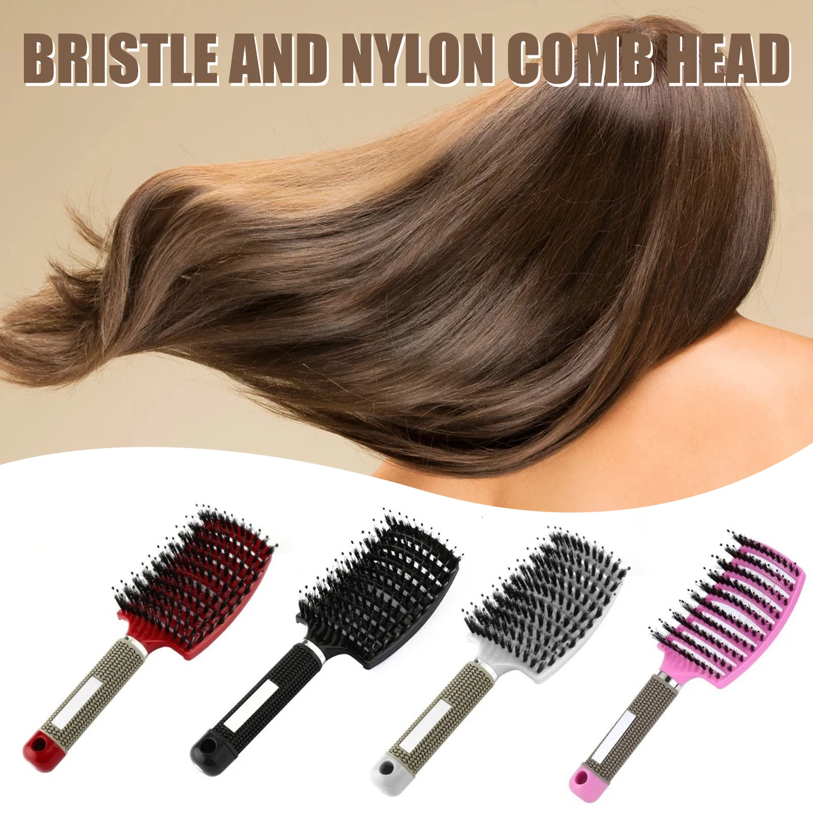 Портативный круглый карманный маленький размер Массажная Складная расческа для