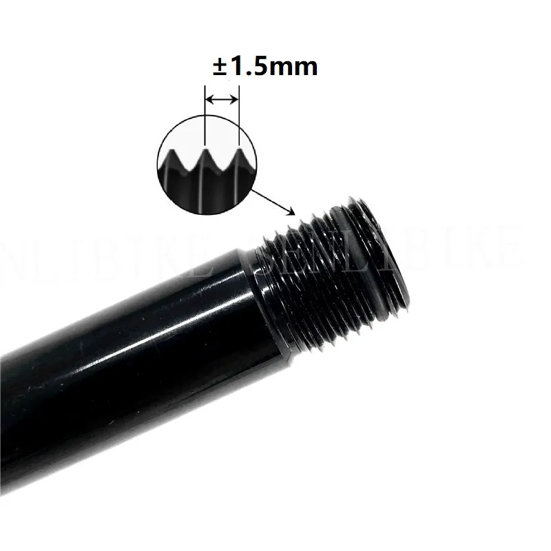 SR SUNTOUR Forcella per Mountain Bike Asse Passante 15mm * 100mm 110mm Leva Filettata a Sgancio Rapido per Spaziatura Boost Forcella Anteriore Attorno Asse