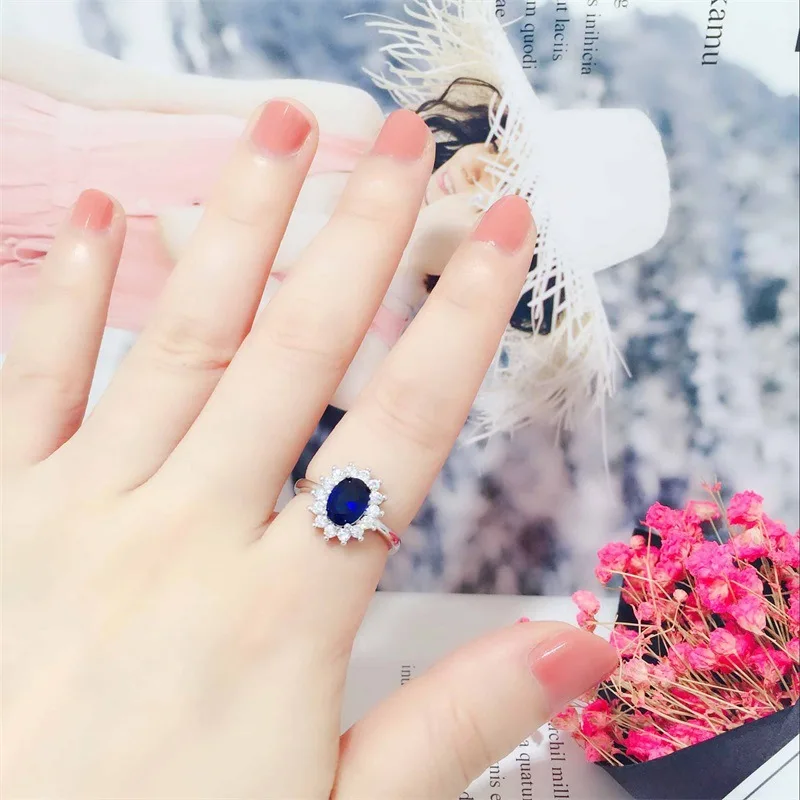 Female Princess Cut 3.2ct Created Ruby/Sapphire Ring Original Tibetan Silver Wedding Engagement Band Bride Jewelry Gift silver rings silver ring wedding rings