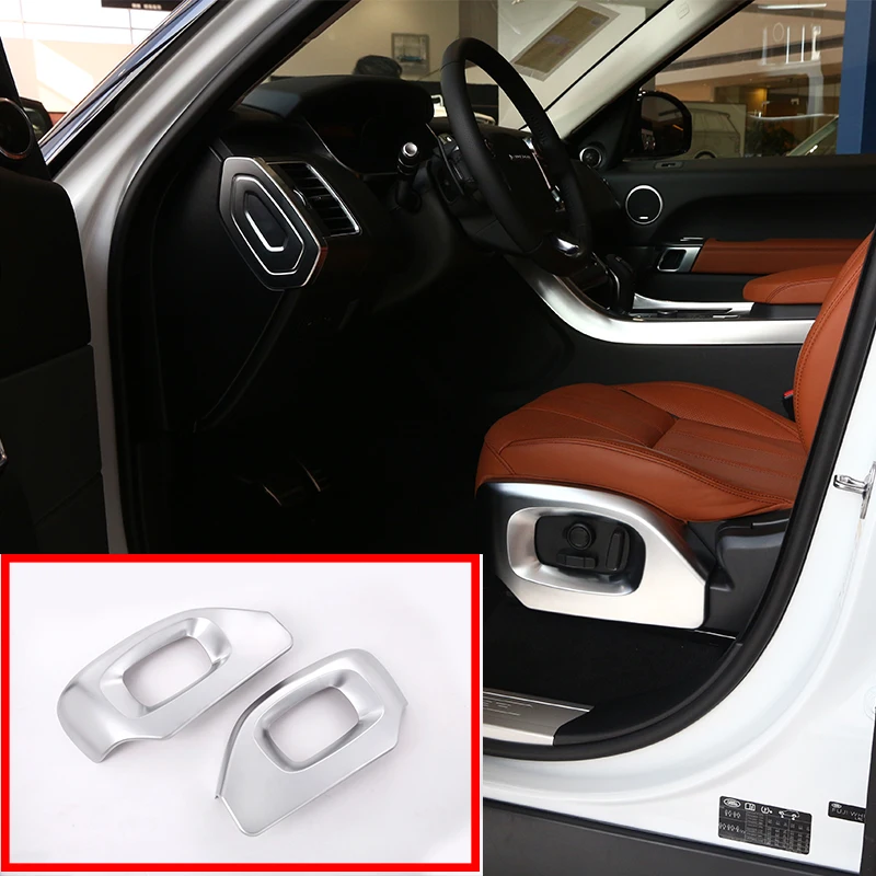 

2 Pcs For Land Rover Range Rover Vogue Autobiography Sport 14-17 Car Styling Chrome Seat Side Cover Trim Accessories