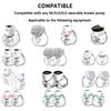 1 Set Attachment Including Dust Cover Diaphragm Flange Insert & Silicone Diaphragm for S12 Electric Breast Pumps Repair 2