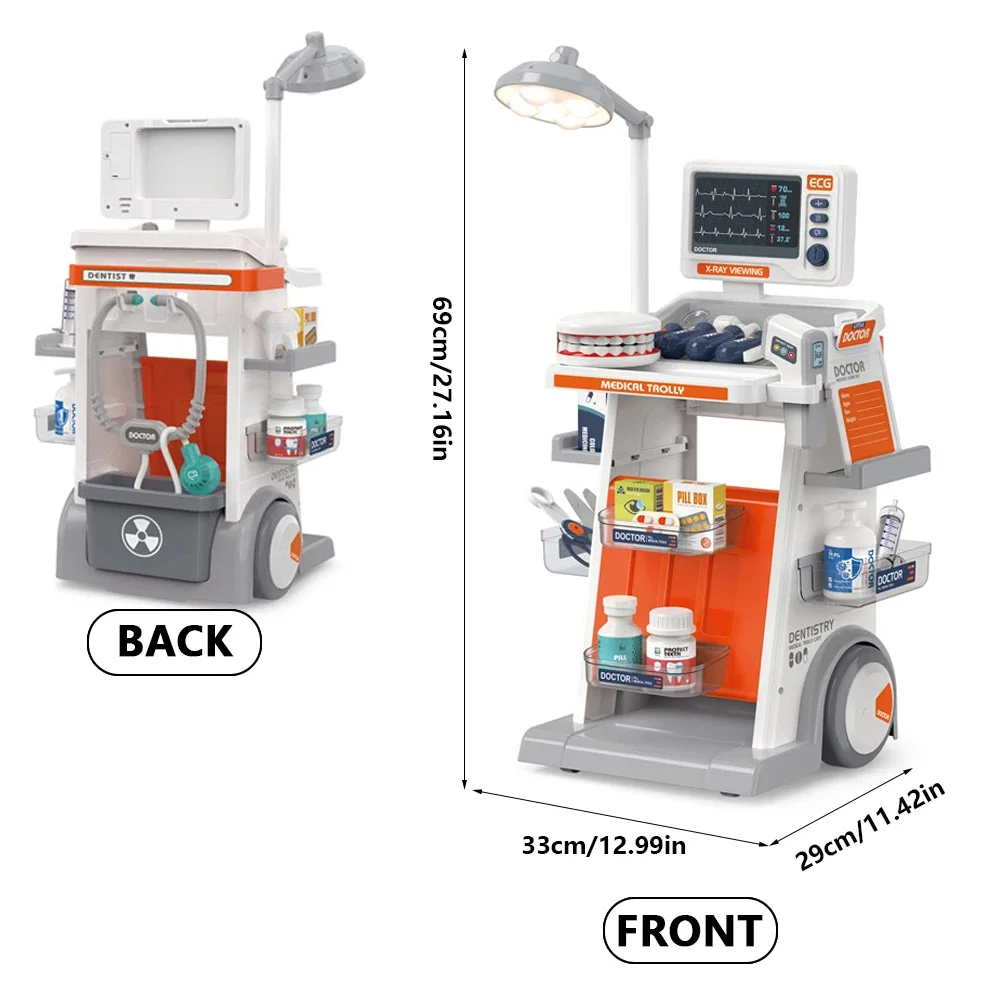 Kids Doctor Playset Medical Equipment Toy Kit