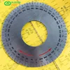 150x60x2mm Stainless steel decorative plate Machine tool 360 degree Stainless steel dial scale disc tool 1