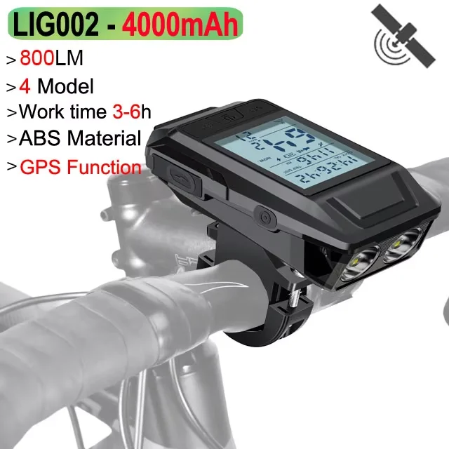 Bicycle Lights INBIKE Large Screen Wired Wireless Bicycle