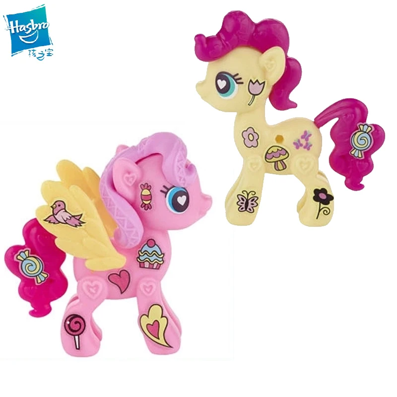 

Hasbro My Little Pony Rainbow Series Scenario Sets Fluttershy Pinkie Pie A8206 Figures Model Toy Play House Toys Gifts for Kids