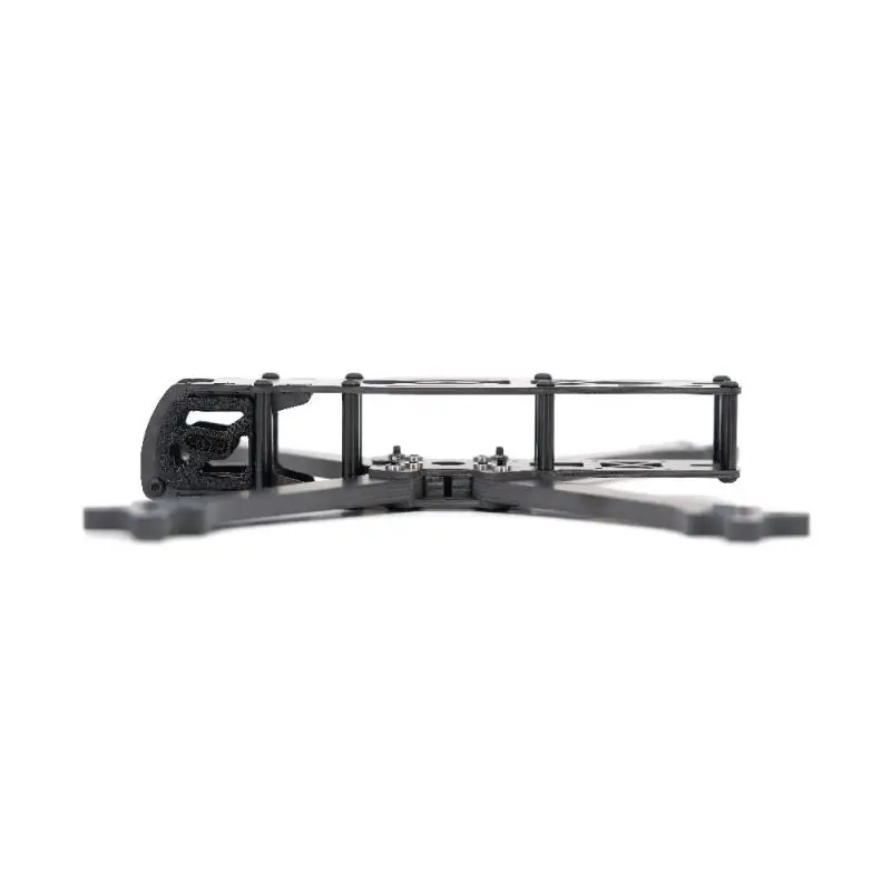 Profil du cadre TBS SOURCE ONE V6 5 pouces pour Drone FPV de Course, soulignant sa robustesse.