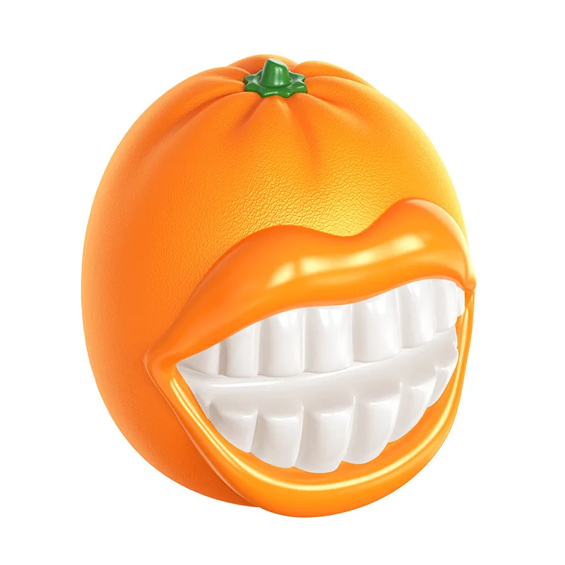 

Halloween Pet Dog Vocal Toy Cute Teeth pattern Toys Make Sounds Spherical Pet Toys Dog Teeth Grinding and Cleaning Toys