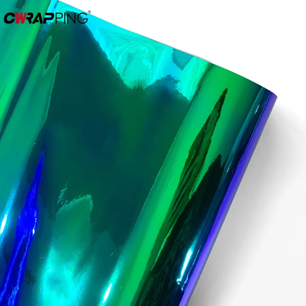 자동차 스티커 비닐 포장 전기 도금 레인보우 필름, 방수 스크래치 방지, 버블 없음, 차체 색상 변경 필름, 자동차 액세서리