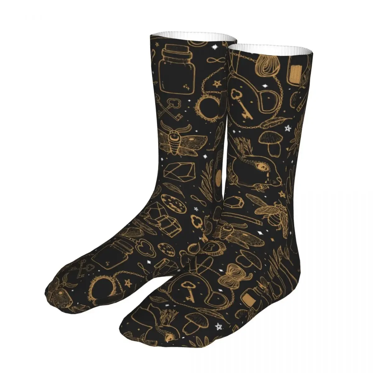 

Mystic And Occult Hand Magic Socks Men's Women's Casual Socks Crazy Spring Summer Autumn Winter Socks Gift