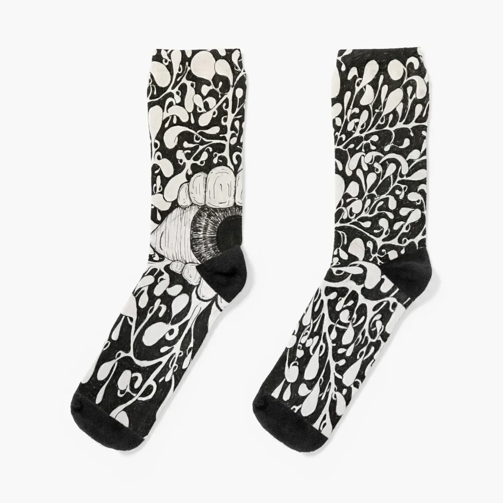 

Piercing Eye Socks warm winter Soccer set Men's Socks Women's