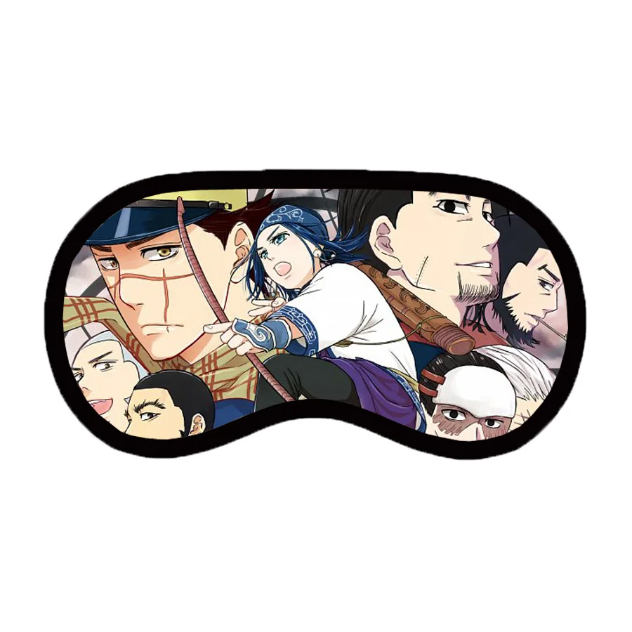 

Cartoon anime Golden Kamuy Patch Unisex Sleep Blindfold Casual Eyes Mask Eyepatch Teenager Cute eyes mask