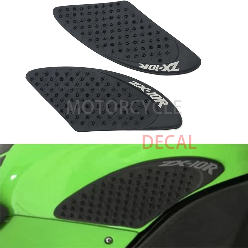 

For Kawasaki Ninja ZX-10R ZX10R 2004 2005 2006 2007 Motorcycle Anti slip protection Sticker Tank Traction Pad Side Knee Sticker