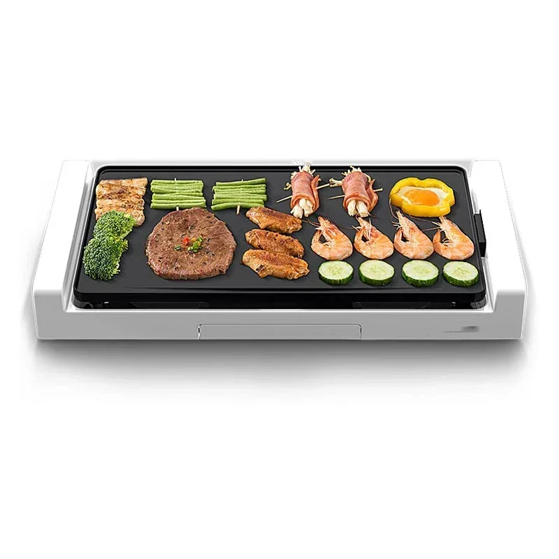 가정용 전기 바베큐 그릴, 연기 없는 논스틱 바베큐, 다기능 다리미 그릴, 2-8 인용, 220V, 1800W