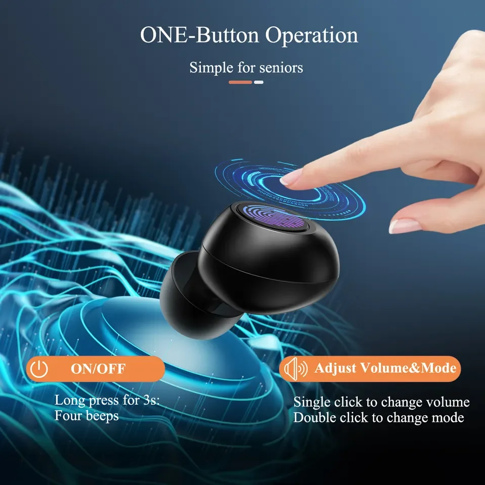 HealthTree Rechargeable Hearing Aids Digital Hearing Aid 16-Channel Portable for Seniors Deaf Mini Ear Hearing Assist Audifonos 3