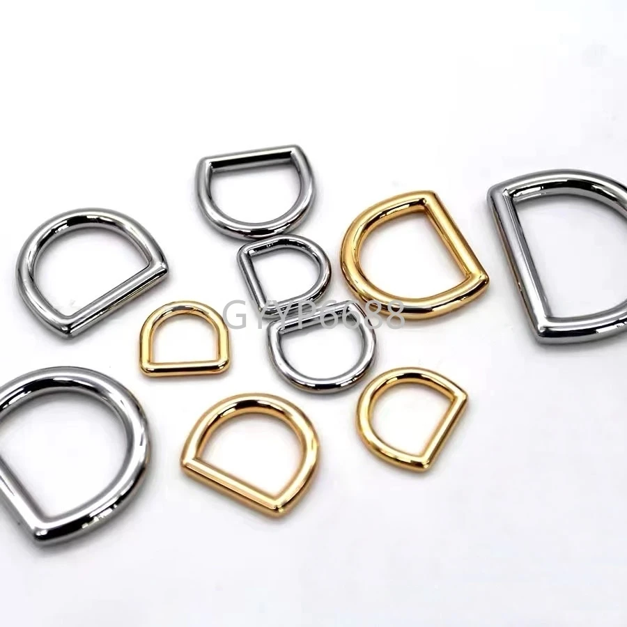 3Pcs Welded Heavy D Rings Heavy Duty Multi Purpose Metal Loops Buckles for  Hardware Bags Ring Bags Crafts Keychains Straps Ties - AliExpress