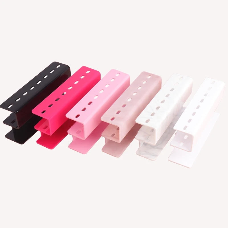 아크릴 속눈썹 익스텐션 트위저 디스플레이 보관 거치대, 8 홀 핀셋 스탠드 위치, 속눈썹 익스텐션 용품, 메이크업 도구, 1pc