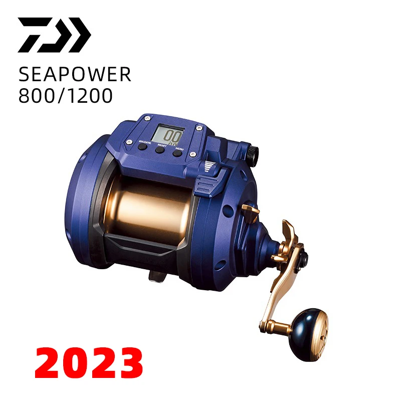 NEW 2023 DAIWA SEAPOWER 800/1200 Electric Fishing Reel 5+1BB Max Drag 30kg  Seawater Fishing Wheel Boat fishing wheel - AliExpress