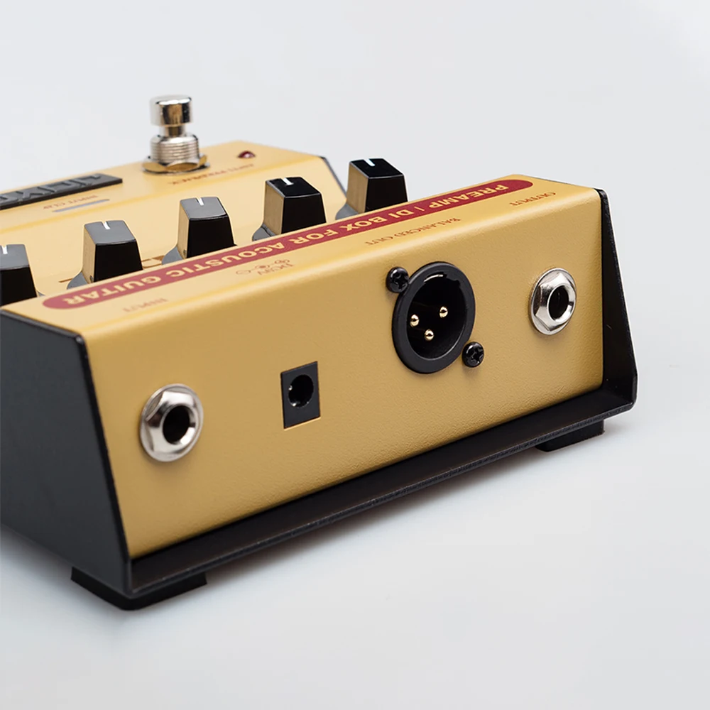 AD-2 Acoustic Guitar Effect Pedal Dual Band EQ Effect Anti-feedback Circuit DC 9