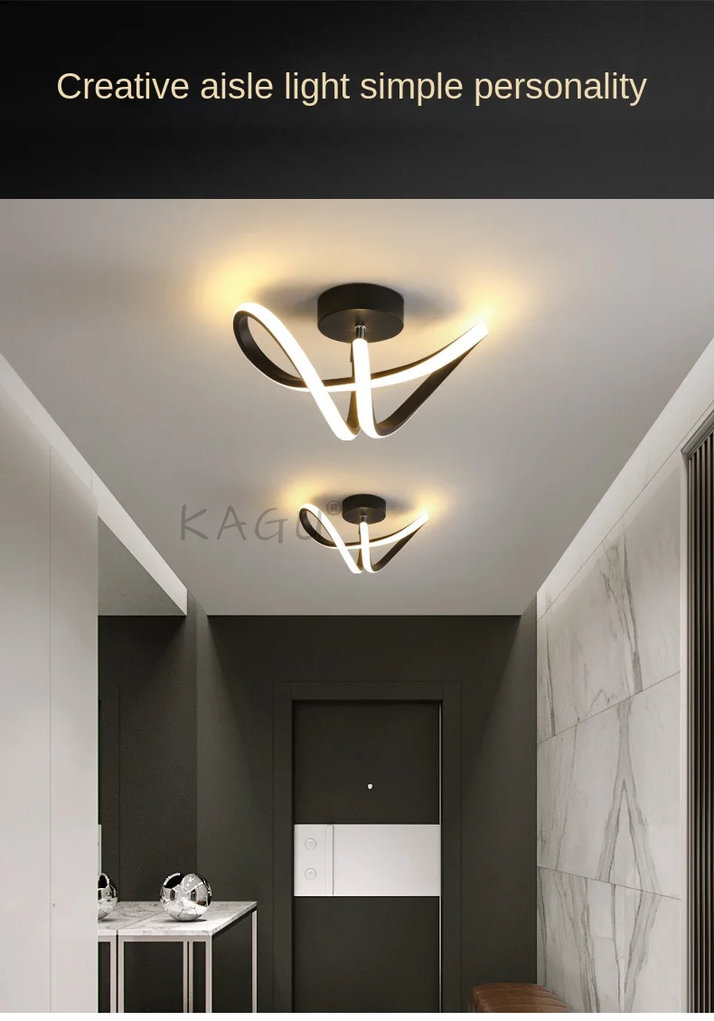 Description Picture 3 of itemKAGU Modern Aisle LED Ceiling Lamp For Stairs Entrance Corridor Balcony Indoor Lighting Minimalist Style Light Kitchen Fixtures