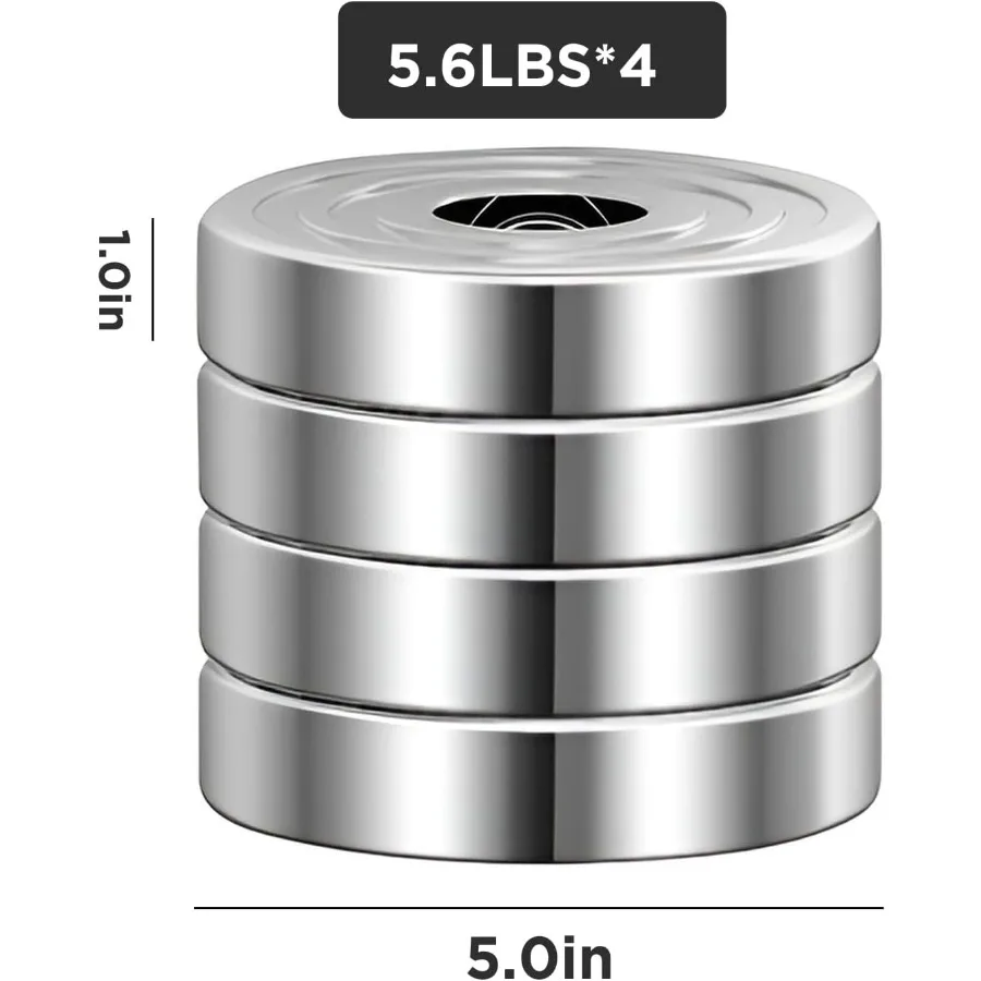 Adjustable Dumbbell Set - 22 LBS weights set,Adults Women Men Fitness Workout, Home Gym Exercise Training Equipment