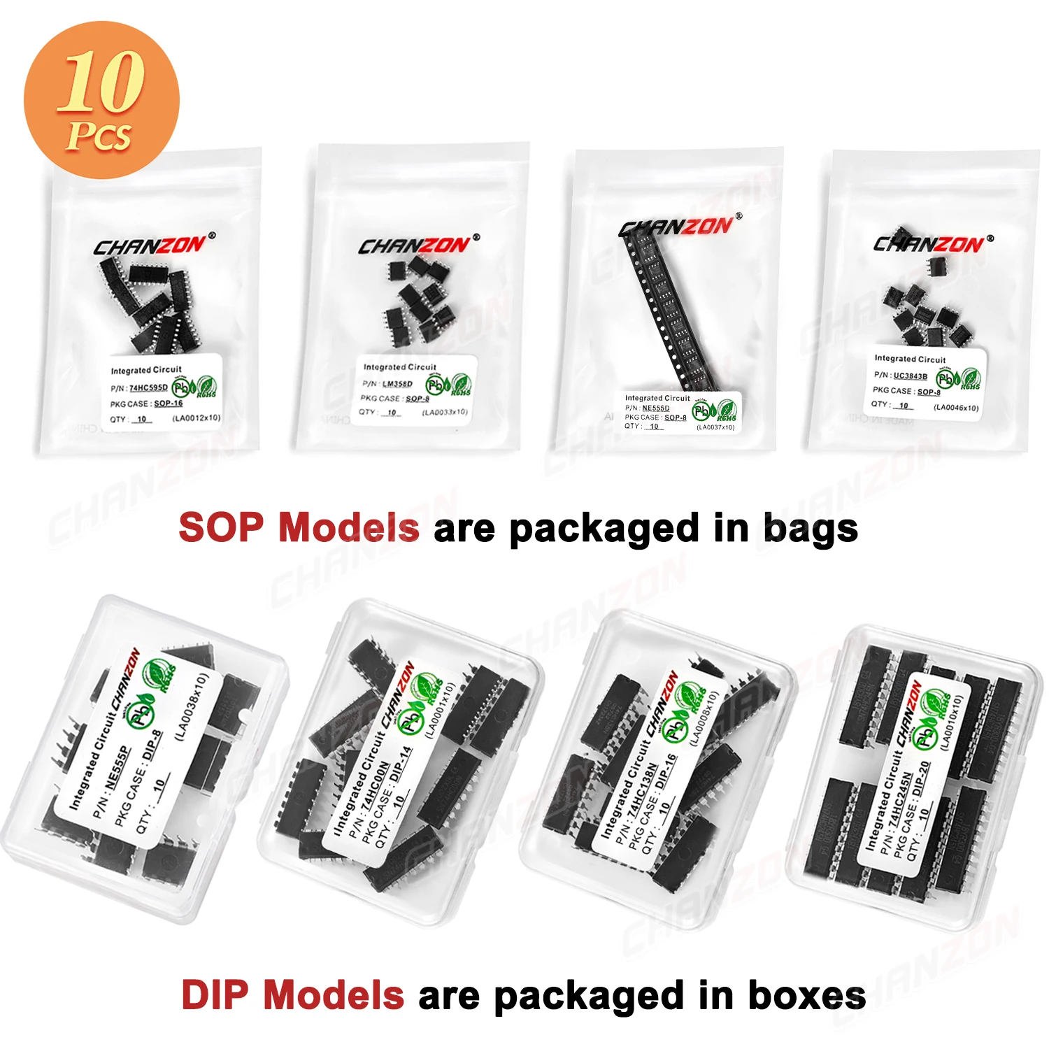 10PCS Original Integrated Circuit Timer Chips