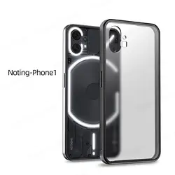 Enhanced Armor Shockproof Matte Protective Phone Case - Hard PC Four Corners Protection for Nothing Phone2A Plus (Black)