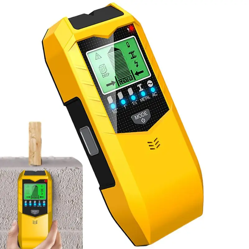 

Stud Finder Electrical Wire Finder In Wall Sound Warning LED Display Handheld Stud Center Finder Metal And AC Live Wire Detector
