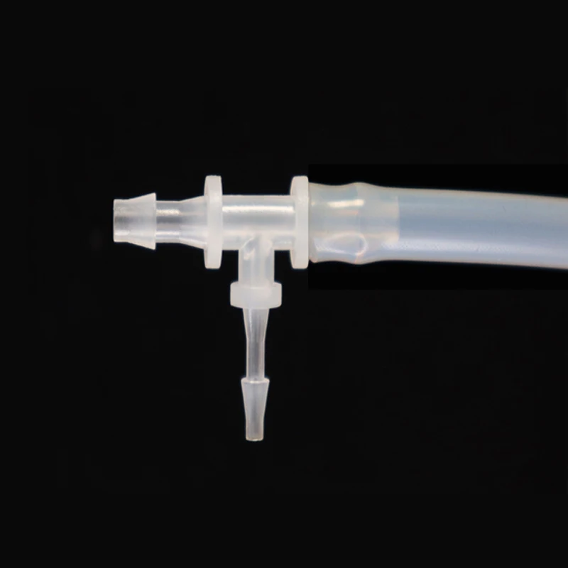 T-type Tee Hose Connector PP Plastic Non-toxic Odorless Food-grade Diameter 1.6mm~25mm Y-type L-type Straight Connector 2~5Pcs